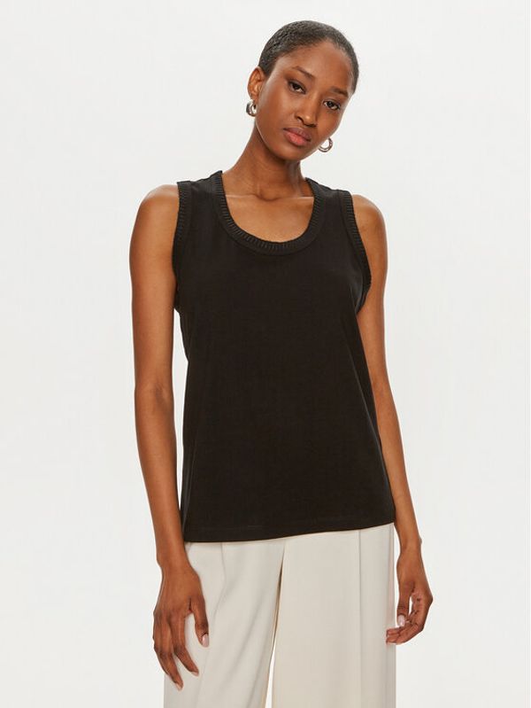 United Colors Of Benetton United Colors Of Benetton Top 34G7DH00W Crna Regular Fit