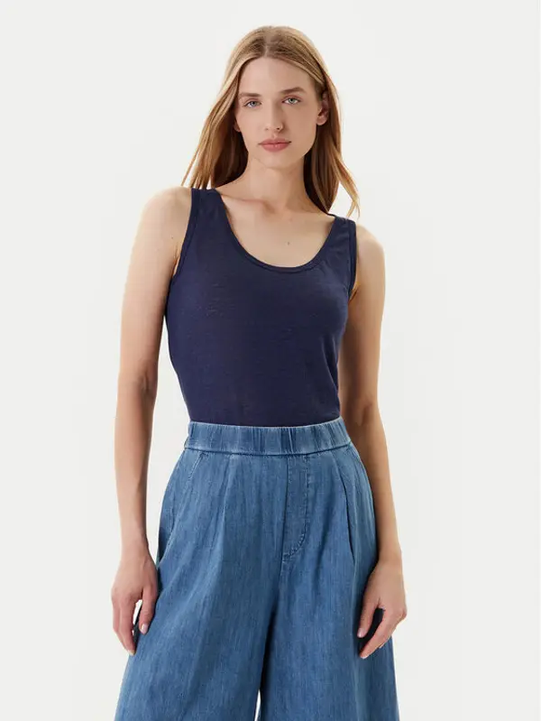 United Colors of Benetton United Colors Of Benetton Top 37UJE8398 Tamnoplava Regular Fit
