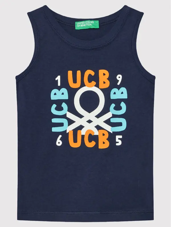 United Colors of Benetton United Colors Of Benetton Top 3I1XGH002 Tamnoplava Regular Fit