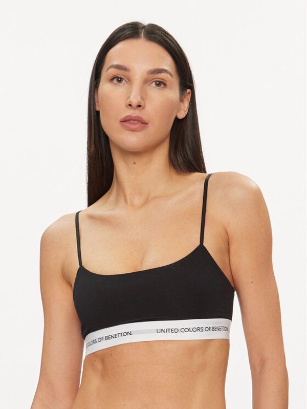 United Colors Of Benetton United Colors Of Benetton Top grudnjak 3OP81R00Q Crna