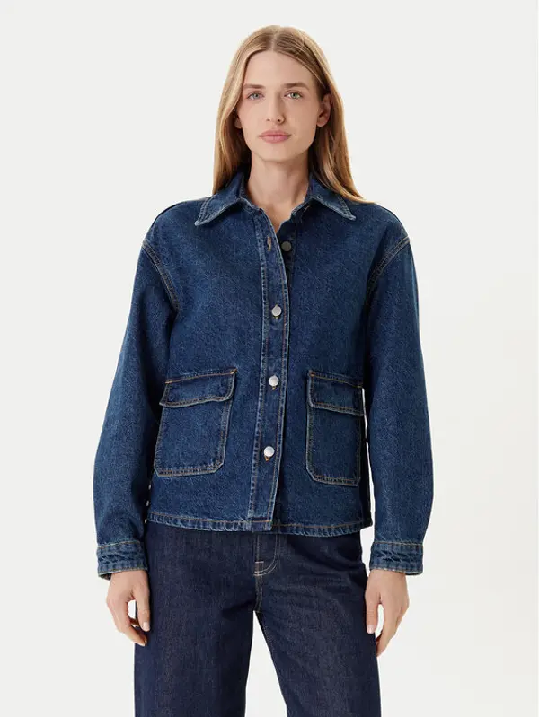 United Colors of Benetton United Colors Of Benetton Traper jakna 296XDN07R Tamnoplava Relaxed Fit