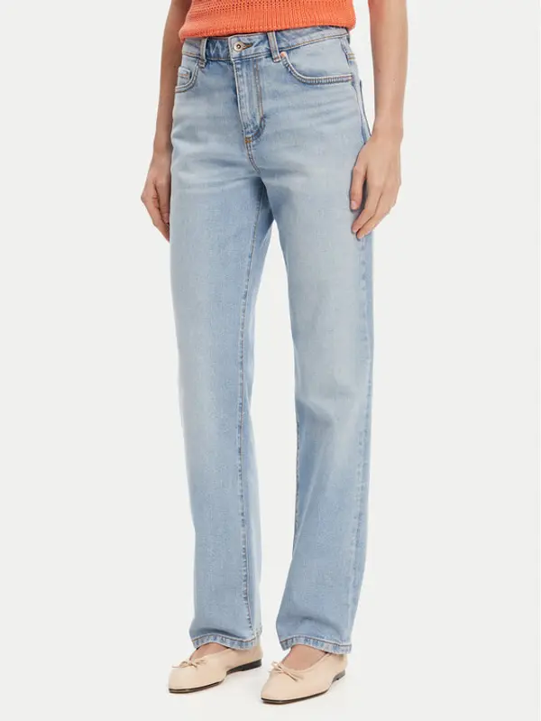 United Colors of Benetton United Colors Of Benetton Traperice 41TBDE00J Plava Straight Leg