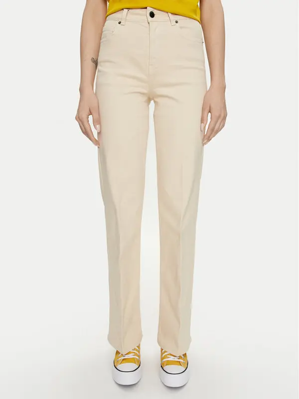 United Colors of Benetton United Colors Of Benetton Traperice 49FWDE01S Bež Flare Fit