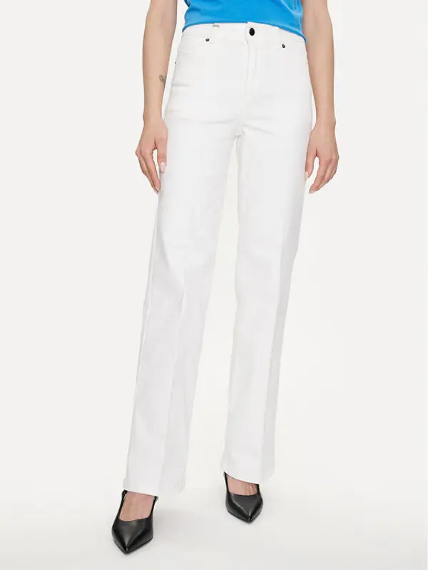 United Colors of Benetton United Colors Of Benetton Traperice 49FWDE01S Bijela Flare Fit
