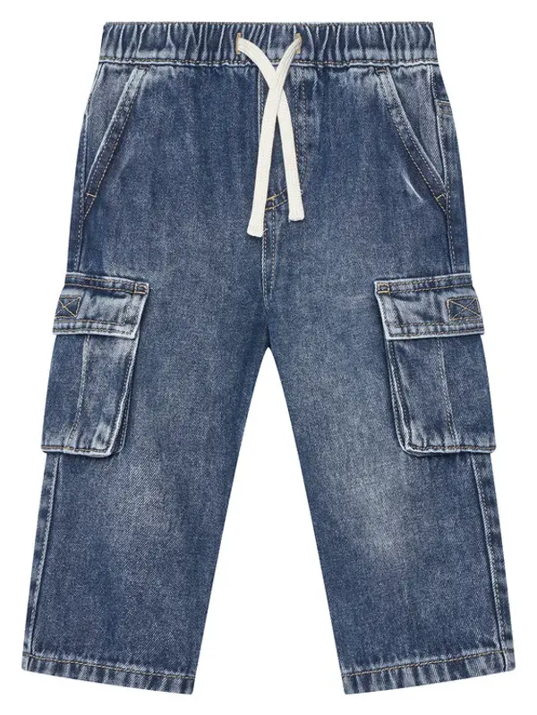 United Colors of Benetton United Colors Of Benetton Traperice 4KEHGF02N Tamnoplava Straight Fit
