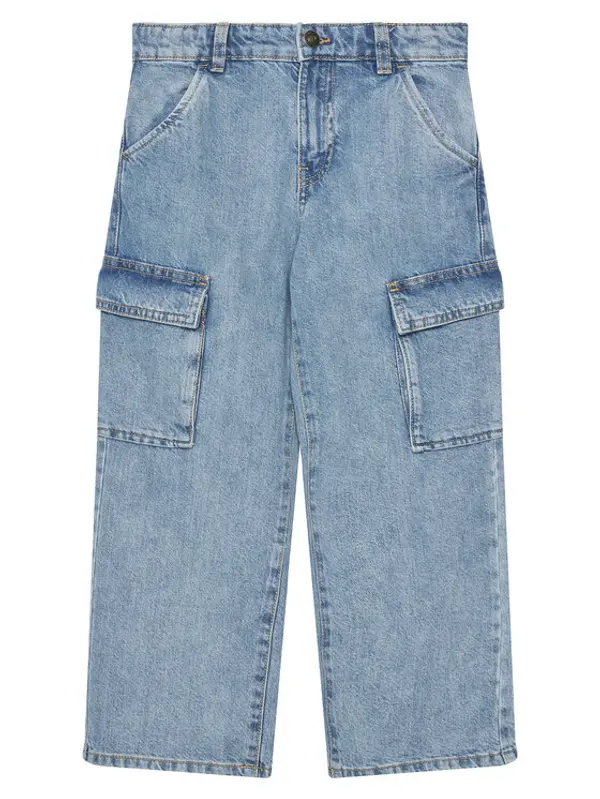 United Colors of Benetton United Colors Of Benetton Traperice 4R76CE041 Plava Straight Fit