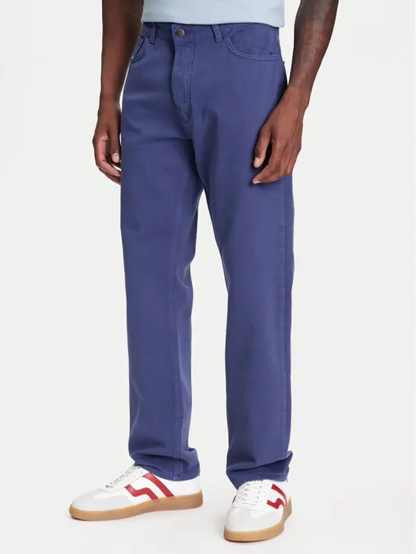 United Colors of Benetton United Colors Of Benetton Traperice 4RZVUE01W Plava Straight Fit