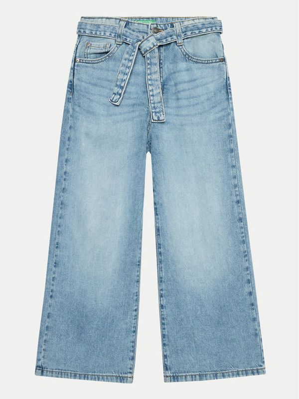 United Colors Of Benetton United Colors Of Benetton Traperice 4UTPCE032 Plava Wide Leg