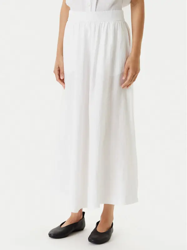 United Colors of Benetton United Colors Of Benetton Trapez suknja 4AGHD004L Écru Regular Fit