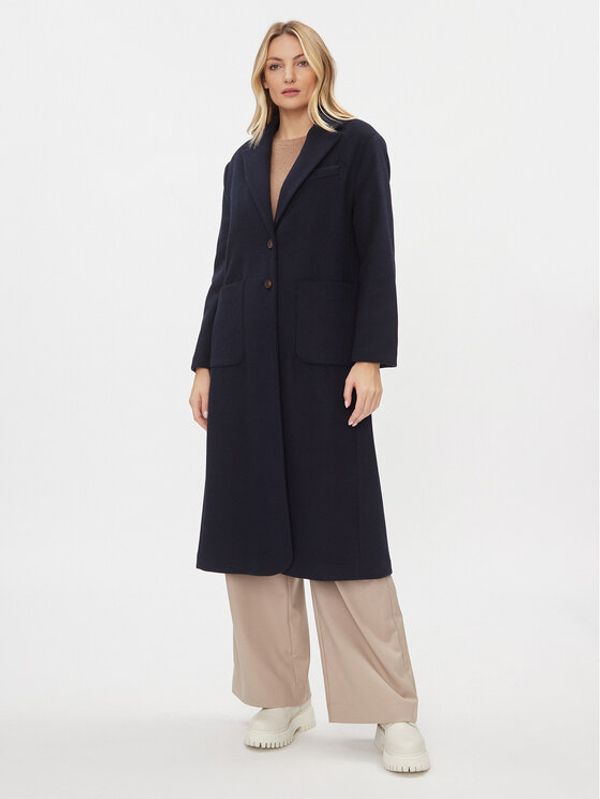 United Colors Of Benetton United Colors Of Benetton Vuneni kaput 28HFDN02V Tamnoplava Regular Fit