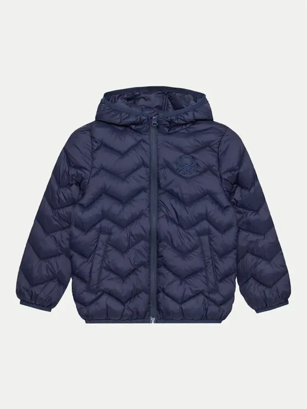 United Colors of Benetton United Colors Of Benetton Zimska jakna 2TWDGN02V Tamnoplava Regular Fit