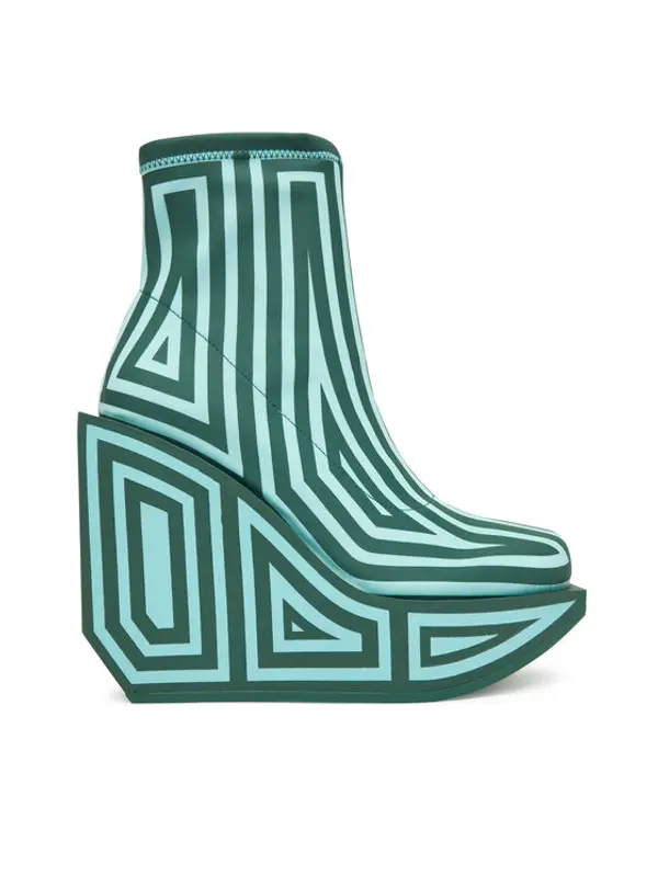 United Nude United Nude Čizme Wa Bootie Hi 1087993382 Zelena