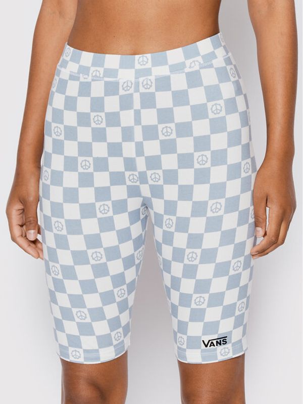 Vans Vans Biciklističke hlače Flying V Print VN0A7PNE Svijetloplava Slim Fit