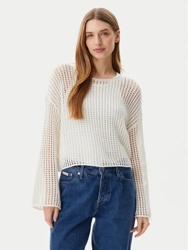 Vans Vans Džemper Mila VN000M9H Écru Loose Fit