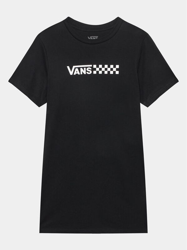 Vans Vans Haljina za svaki dan Chalkboard Relaxed Tee Dress VN000AEJ Crna Relaxed Fit