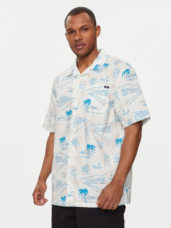 Vans Vans Košulja Davista Ss Woven VN000G7G Écru Regular Fit