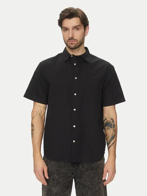 Vans Vans Košulja Lawson Solid VN000M13 Crna Regular Fit