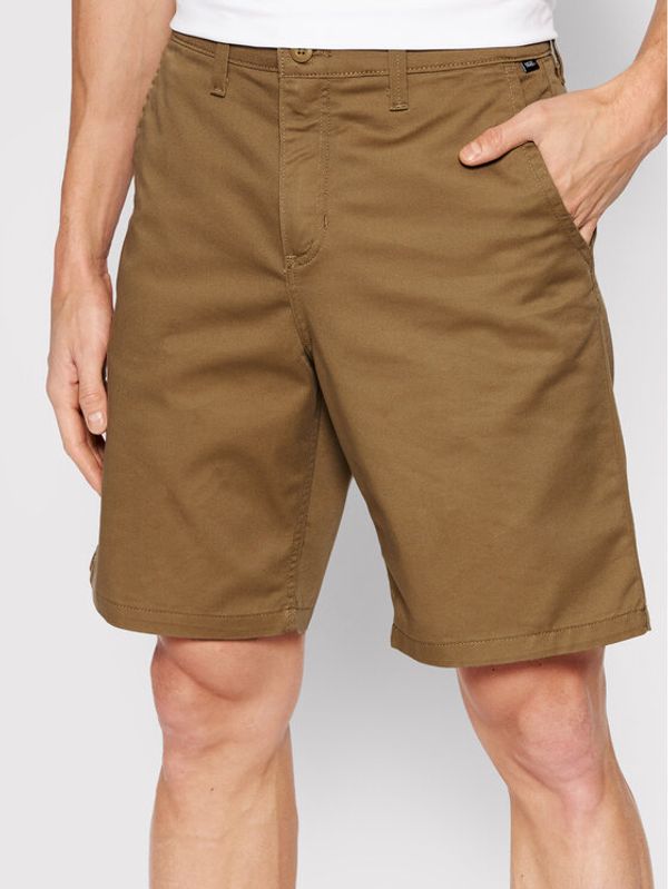 Vans Vans Kratke hlače Authentic VN0A5FJX Smeđa Relaxed Fit