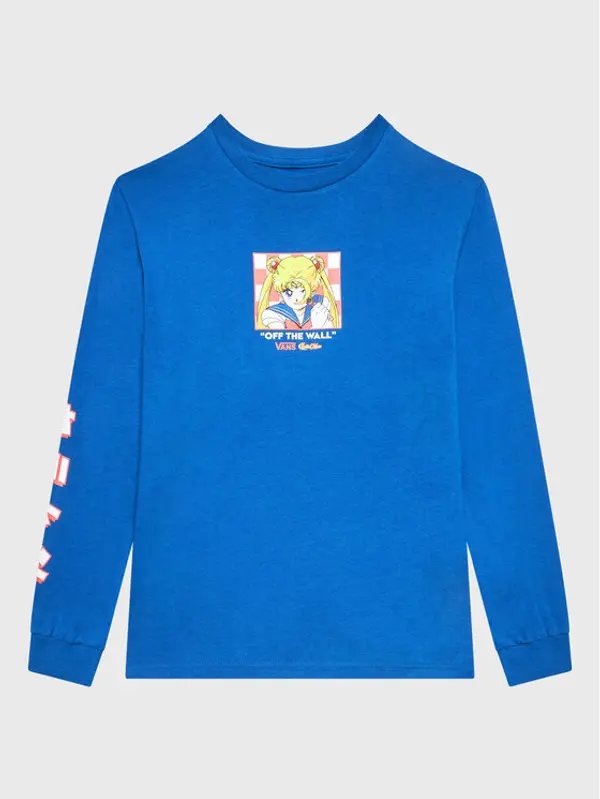 Vans Vans Majica SAILOR MOON Graphic VN0000AS Plava Regular Fit