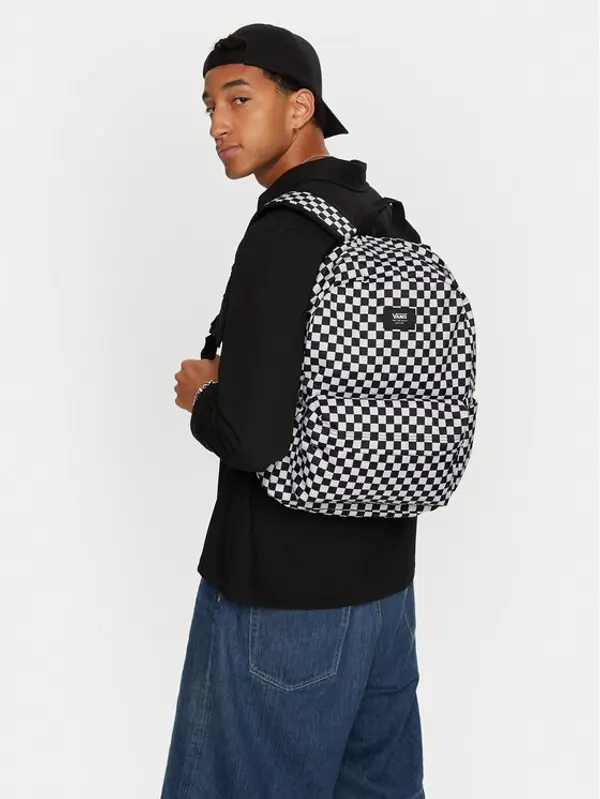 Vans Vans Ruksak Old Skool Check Backpack VN000H4XY281 Crna
