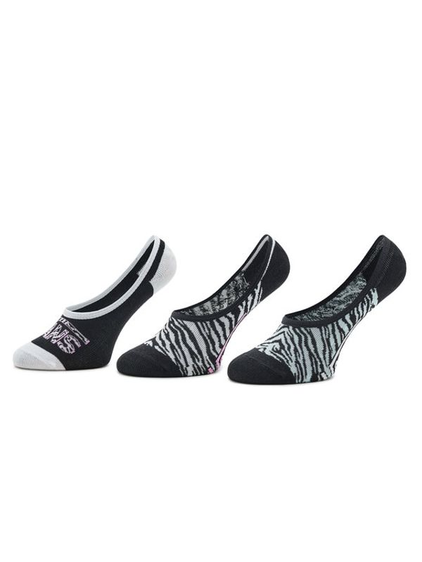 Vans Vans Set od 3 para dječjih niskih čarapa Zebra Daze Canoodle VN0007AXBR51 Šarena