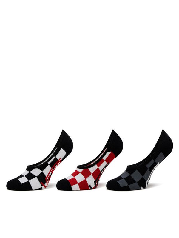 Vans Vans Set od 3 para unisex visokih čarapa niskih čarapa Classic Super No Show VN000XS9RLM1 r.38,5/42 Crna