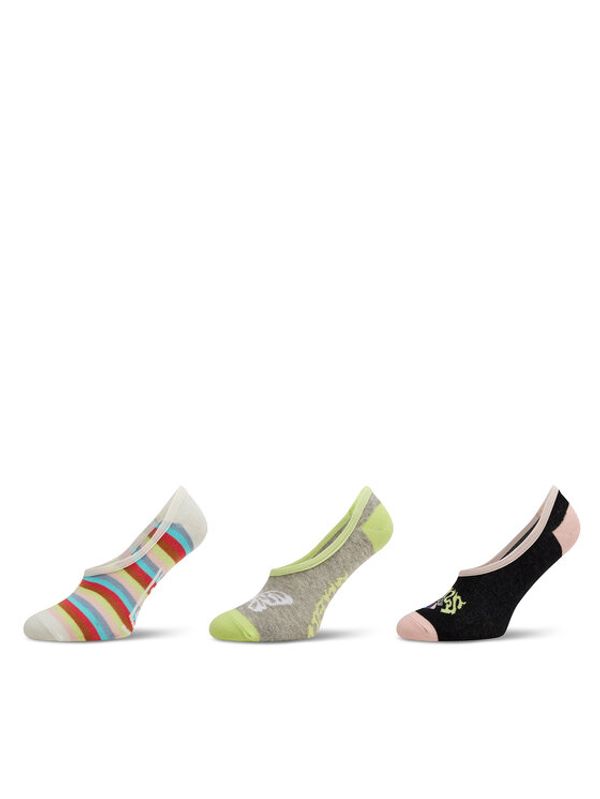 Vans Vans Set od 3 para ženskih niskih čarapa Spaced Out Canoodle VN000GMPBLK1 Crna