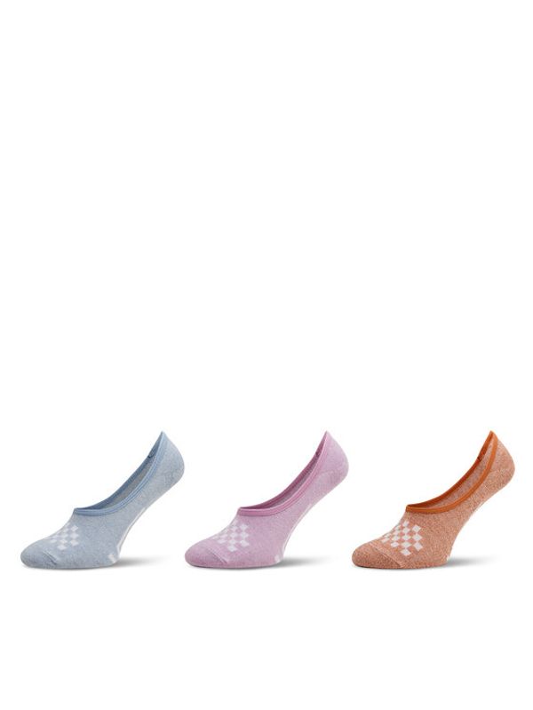 Vans Vans Set od 3 para ženskih niskih čarapa Wm Classic Heathered Canoodle 6.5-10 3Pk VN0A48HEDSB1 Plava