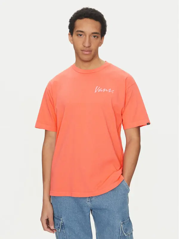 Vans Vans T-shirt 66 Baked VN000NTS Ružičasta Loose Fit