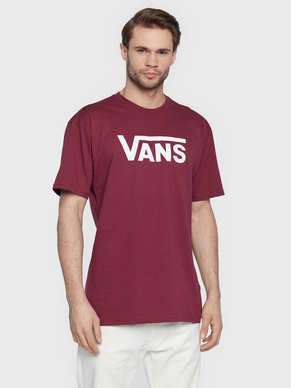 Vans Vans T-shirt Classic VN000GGG Tamnocrvena Classic Fit