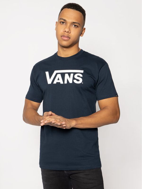 Vans Vans T-shirt Classic VN000GGGNAV1 Tamnoplava Classic Fit