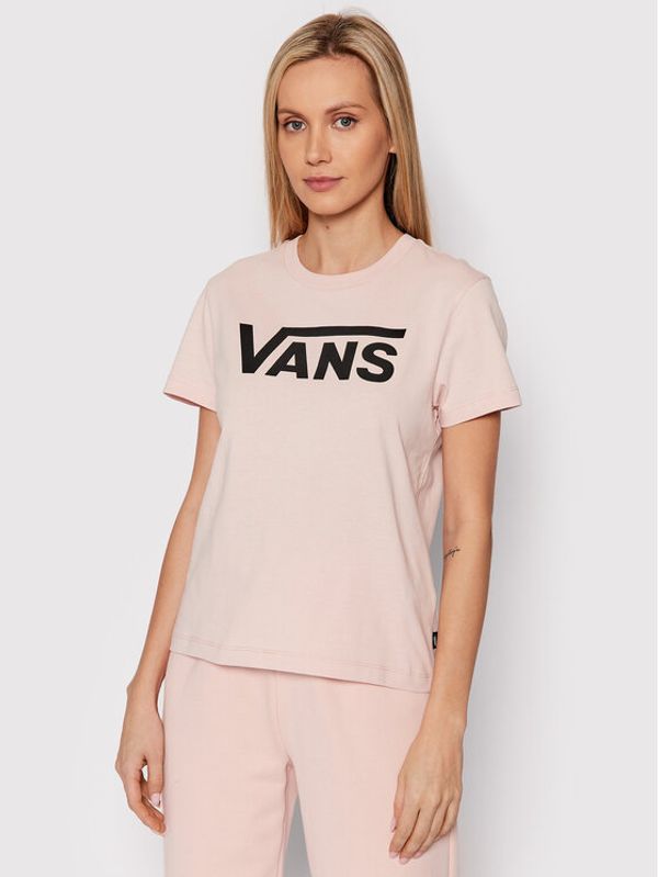 Vans Vans T-shirt Flying Crew VN0A3UP4 Ružičasta Regular Fit