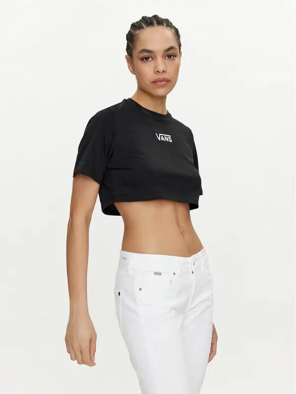 Vans Vans T-shirt Flying V Crew Crop Ii VN000GFF Crna Regular Fit