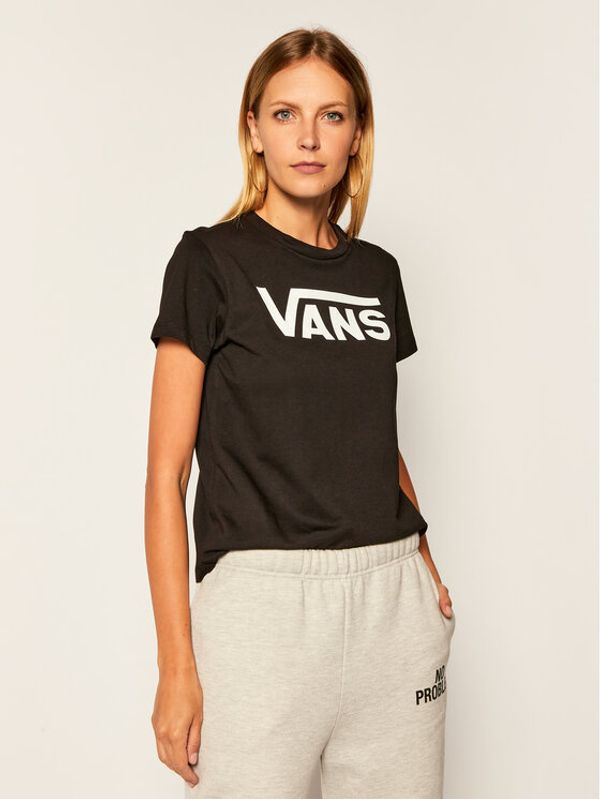 Vans Vans T-shirt Flying V Crew Tee VN0A3UP4 Crna Regular Fit