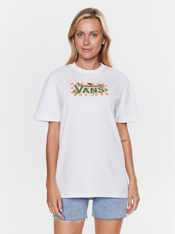 Vans Vans T-shirt Fruit Checkboard VN0003V8 Bijela Regular Fit
