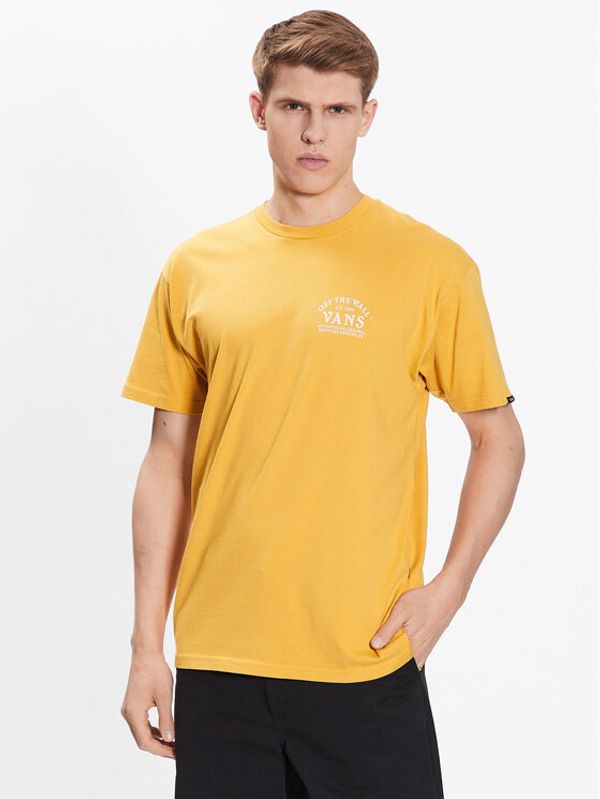 Vans Vans T-shirt Ground Up VN0006DF Žuta Regular Fit