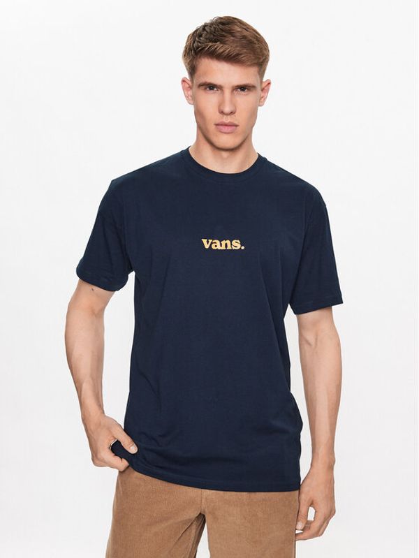 Vans Vans T-shirt Lower Corecase Ss Tee VN0008TK Tamnoplava Classic Fit