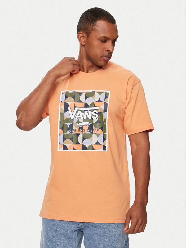 Vans Vans T-shirt Mn Classic Print Box VN0A5E7Y Smeđa Classic Fit