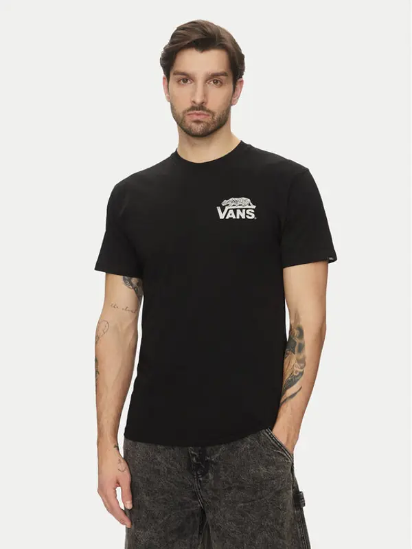 Vans Vans T-shirt Sneaky VN000M3Y Crna Regular Fit