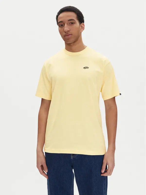 Vans Vans T-shirt Style 76 II VN000P50 Žuta Loose Fit