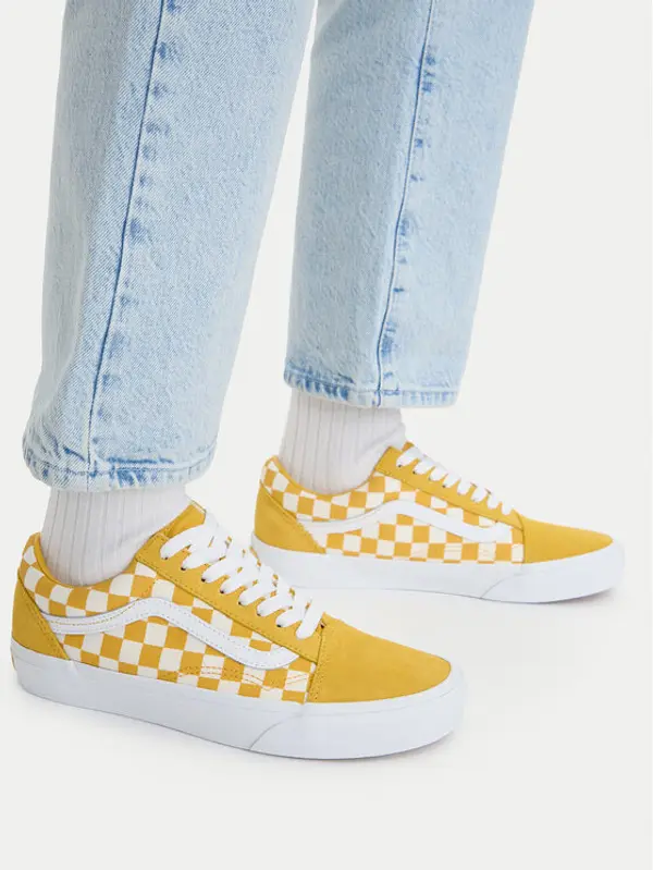 Vans Vans Tenisice Old Skool Checkerboard VN000DB3ZX71 Žuta