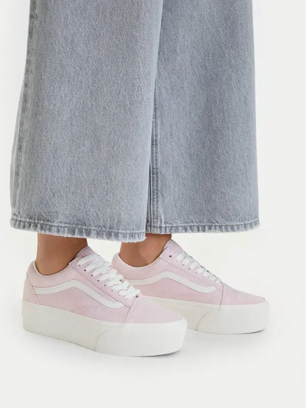Vans Vans Tenisice Old Skool Platform VN0009PZGSF1 Svijetlo roza