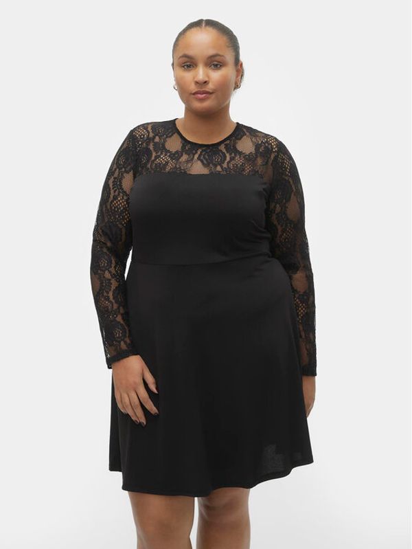 Vero Moda Curve Vero Moda Curve Koktel haljina 10305860 Crna Regular Fit