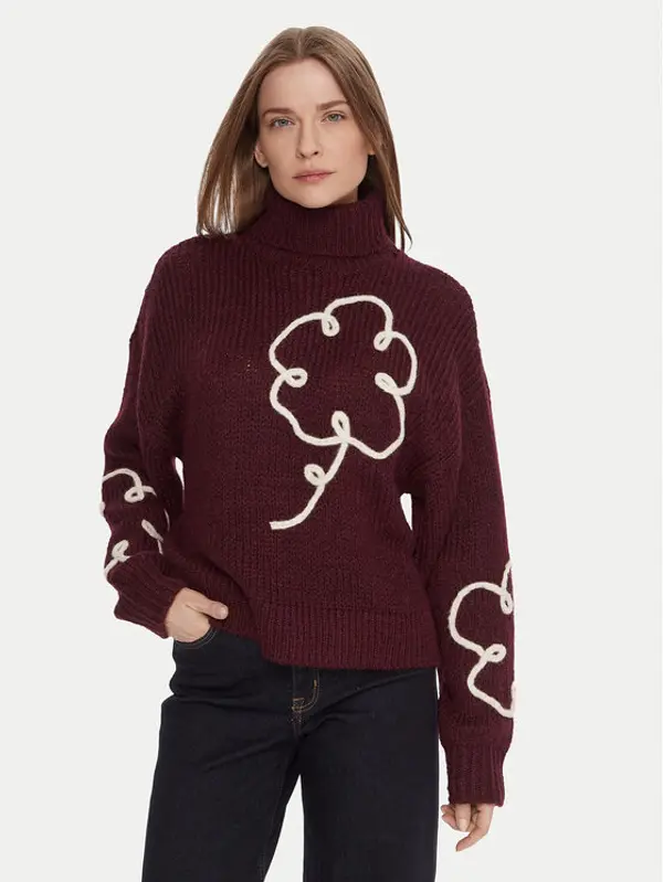Vero Moda Vero Moda Dolčevita Fatima 10335036 Ljubičasta Regular Fit