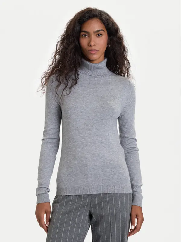 Vero Moda Vero Moda Dolčevita Happiness 10300472 Siva Slim Fit