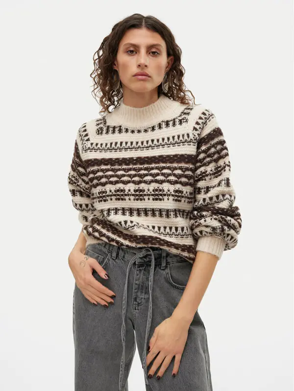 Vero Moda Vero Moda Dolčevita Henya 10315561 Bež Regular Fit