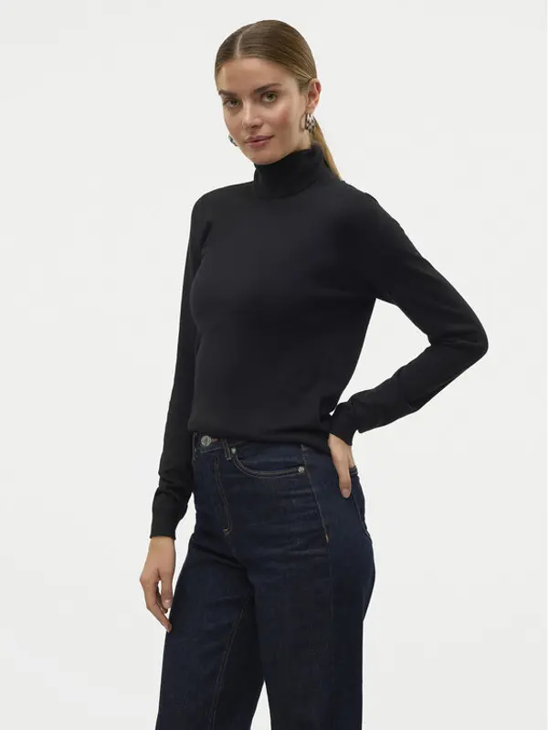 Vero Moda Vero Moda Dolčevita Iris 10320450 Crna Slim Fit