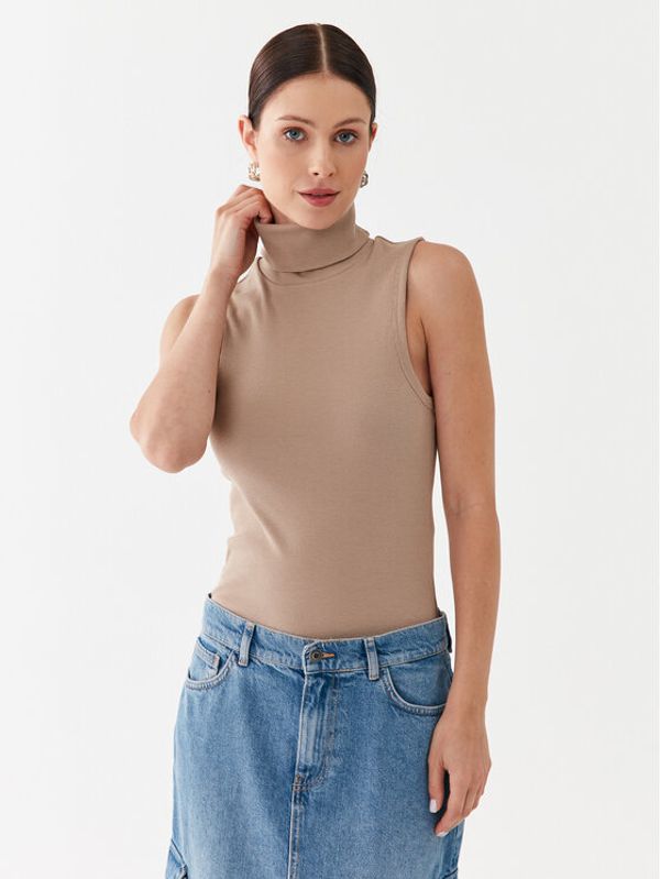 Vero Moda Vero Moda Dolčevita Vita 10271194 Bež Slim Fit