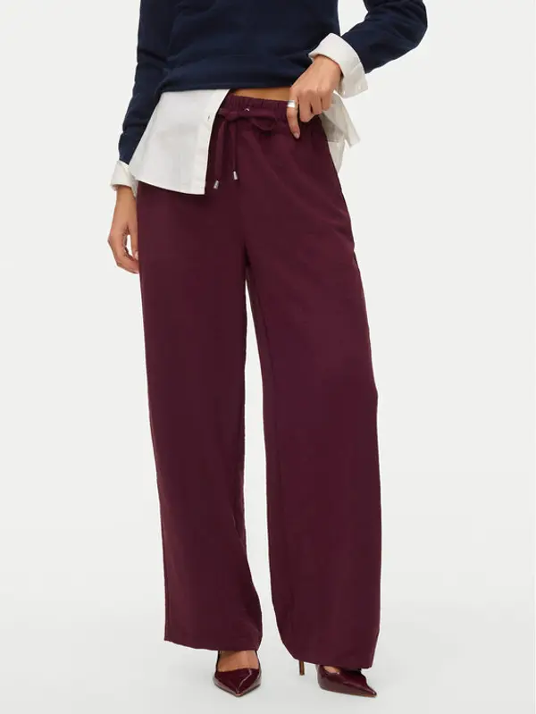 Vero Moda Vero Moda Donji dio trenerke Esme 10338748 Tamnocrvena Regular Fit