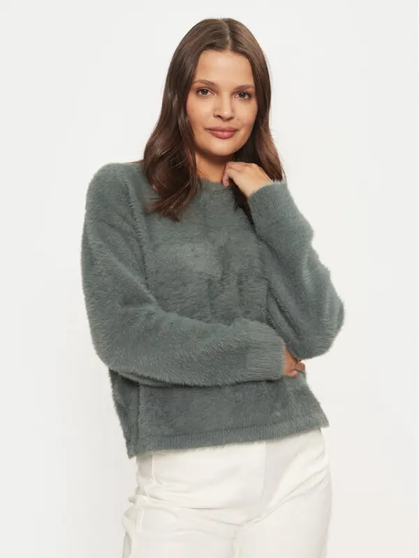 Vero Moda Vero Moda Džemper Alina 10311209 Zelena Regular Fit